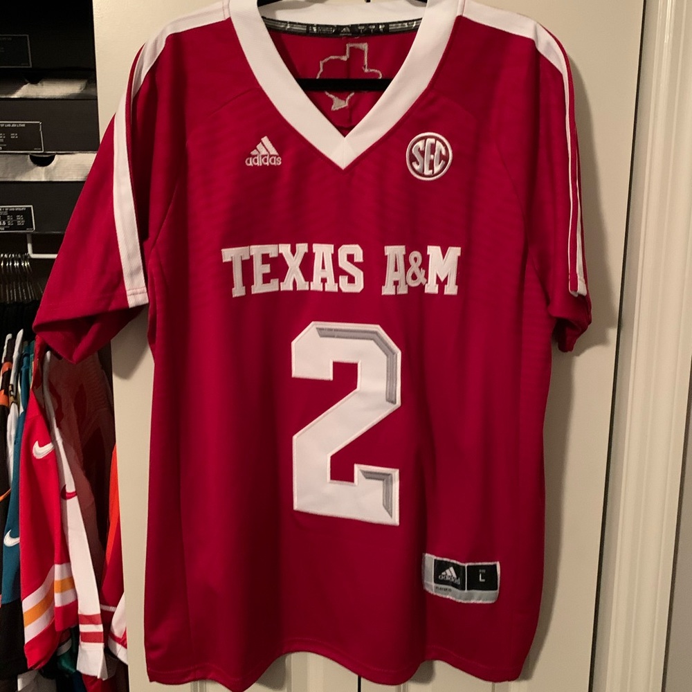 Johnny Manziel #2 Red Texas A&M Jersey